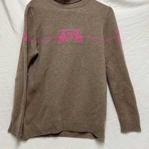 Brown Knit Christmas Sweater